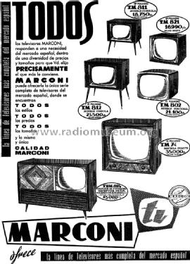 TRM-815; Marconi Española S.A (ID = 1073315) TV Radio