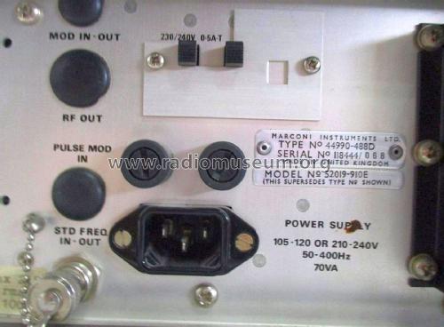 80 kHz - 1040 MHz Signal Generator 2019A; Marconi Instruments, (ID = 3038253) Equipment