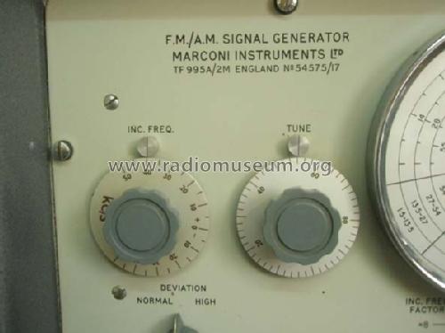 FM/AM Signal Generator TF 995A/2M; Marconi Instruments, (ID = 476130) Equipment