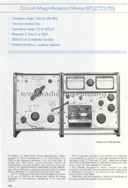 Oscillator 40 KHz - 50 MHz TF1246; Marconi Instruments, (ID = 3073769) Equipment