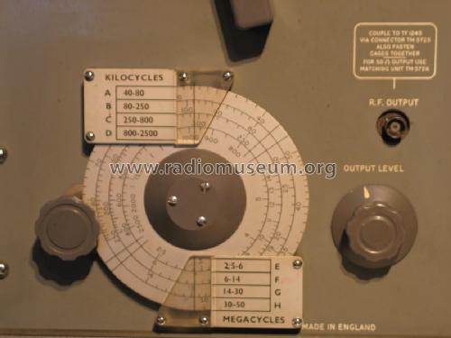 Oscillator 40 KHz - 50 MHz TF1246; Marconi Instruments, (ID = 516664) Equipment