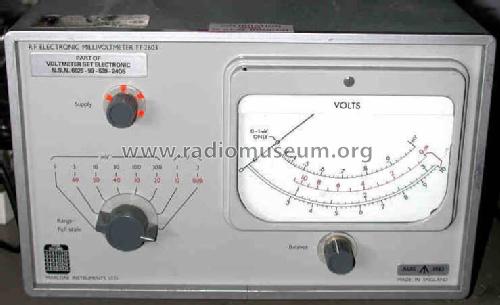 RF Electronic Voltmeter TF2603; Marconi Instruments, (ID = 268892) Equipment