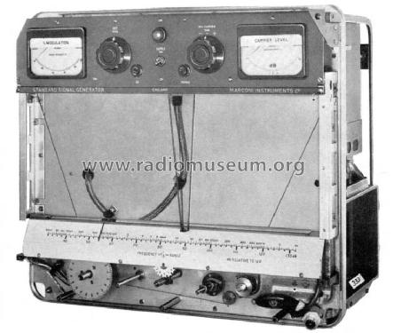 Standard Signalgenerator TF867A; Marconi Instruments, (ID = 400699) Equipment