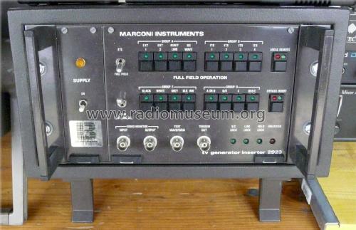 TV Generator Inserter 2923; Marconi Instruments, (ID = 1450594) Equipment