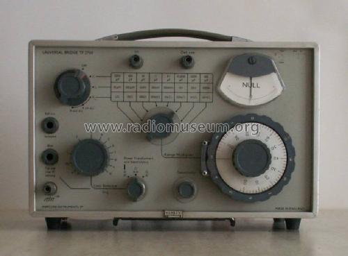 Universal Bridge TF2700; Marconi Instruments, (ID = 695562) Equipment