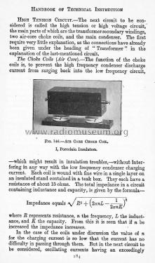 Air Core Choke Coil ; Marconi's Wireless (ID = 2801870) Radio part