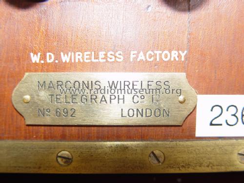 Transmitter W/T No 2; Marconi's Wireless (ID = 2344242) Commercial Tr