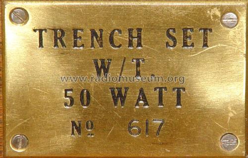 Trench Set W/T 50 Watt; Marconi's Wireless (ID = 2320560) Commercial TRX