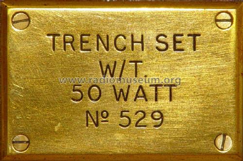 Trench Set W/T 50 Watt; Marconi's Wireless (ID = 2325840) Commercial TRX