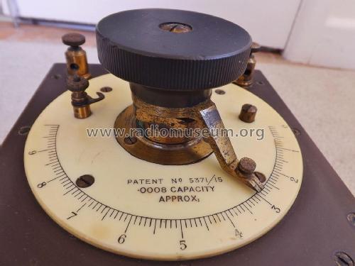 Tuning Condenser ; Marconi's Wireless (ID = 2141074) Radio part