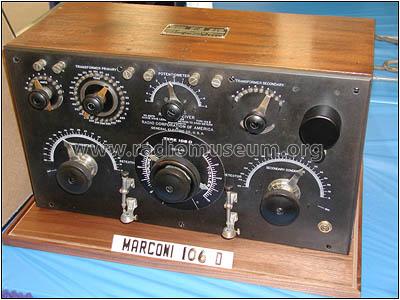 Radio Receiver 106D; Marconi Wireless (ID = 246237) Galène