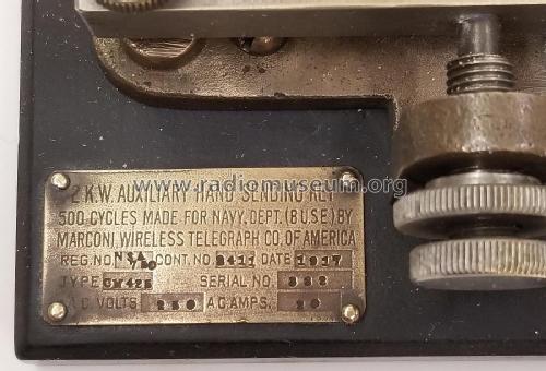 Morse key CM425; Marconi Wireless (ID = 2456241) Morse+TTY