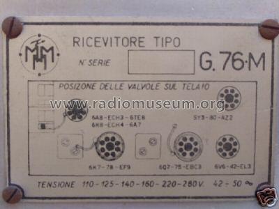 M76; Marcucci; Milano (ID = 1228725) Kit