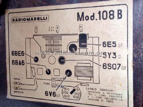 108B; Marelli Radiomarelli (ID = 245318) Radio