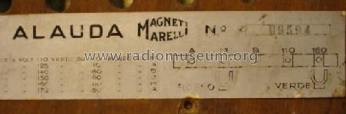 Alauda ; Marelli Radiomarelli (ID = 135231) Radio