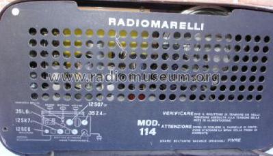 RD114; Marelli Radiomarelli (ID = 383875) Radio