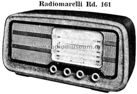 RD161; Marelli Radiomarelli (ID = 1197368) Radio