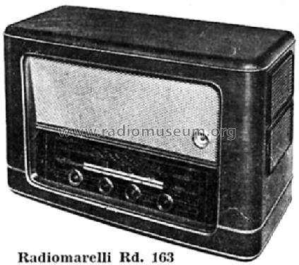 RD163; Marelli Radiomarelli (ID = 1198112) Radio