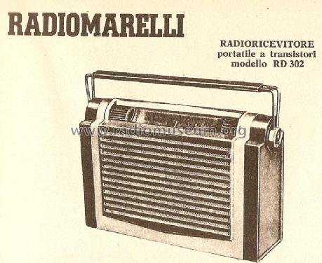 RD302; Marelli Radiomarelli (ID = 651161) Radio