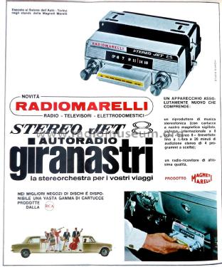 Stereo Jet 8 AS101; Marelli Radiomarelli (ID = 1870505) Sonido-V