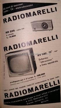 Ultravision RV 520; Marelli Radiomarelli (ID = 2701504) Television