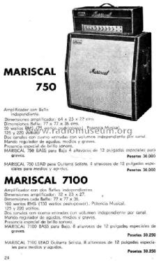 Lead 7100; Mariscal; ¿Donde?, (ID = 2893455) Ampl/Mixer