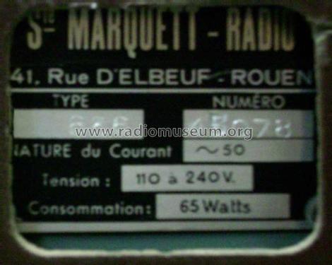 Sensation 56 Type 656; Marquett-Radio (ID = 1880925) Radio