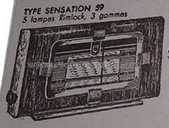 Sensation 59 ; Marquett-Radio (ID = 1730695) Radio