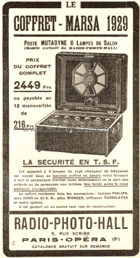 Mutadyne Coffret ; Marsa; Le Vésinet (ID = 2996006) Radio