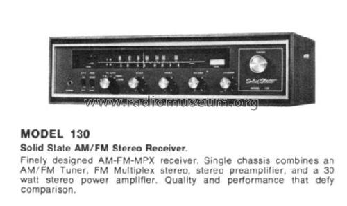 Solid State AM/FM/MPX Stereo Receiver FAX-130; Martel Electronics (ID = 1500273) Radio