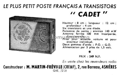 Cadet ; Galaxie marque, (ID = 2283090) Radio