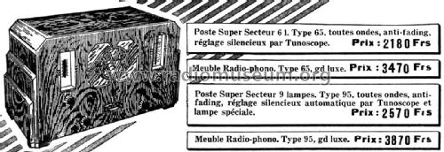 Meuble Radio-phono 95; Martin, V.; Paris, (ID = 2065501) Radio