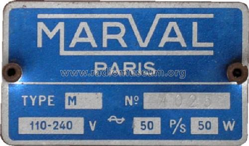 M; Marval-Radio; Paris (ID = 462052) Radio