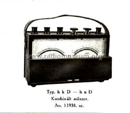 Depréz rendszerű hordozható volt- és ampermeter hkD-hnD 11934; Marx és Mérei (ID = 2050477) Ausrüstung