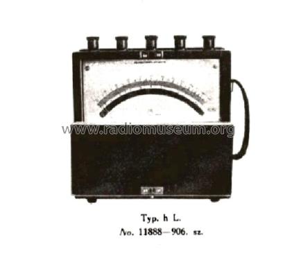 Elektromágneses Hordozható Voltmérő h L. 11888- 40V; Marx és Mérei (ID = 2039125) Equipment