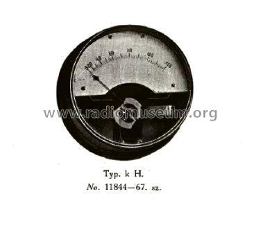 Hődrótos Voltmérő 1855-100 V; Marx és Mérei (ID = 2037300) Equipment