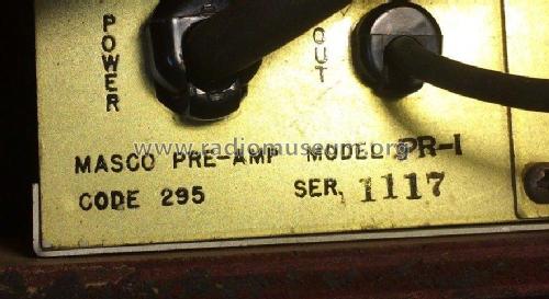 Concert Master Preamplifier PR-1; Masco Mark Simpson (ID = 2622327) Verst/Mix