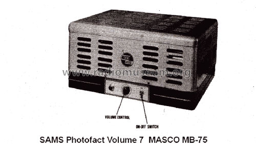 MB-75; Masco Mark Simpson (ID = 1280433) Ampl/Mixer