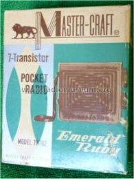 Emerald Ruby 7 Transistor 7RT82 Radio Master-Craft Electronics