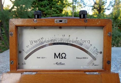 Megohmeter 21; Mathias SL; (ID = 1924132) Equipment