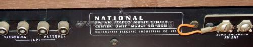 National FM/AM Stereo Music Center - Center Unit SD-84B; Panasonic, (ID = 1308736) Radio