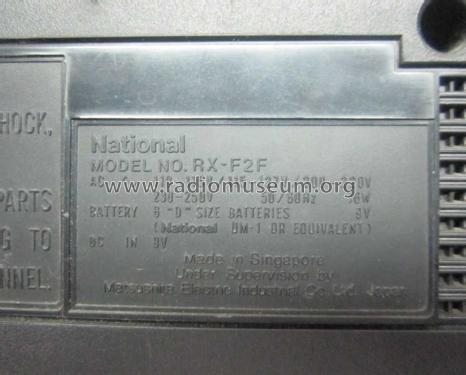 National 4-Band Stereo Radio Cassette Recorder RX-F2F; Panasonic, (ID = 1264707) Radio