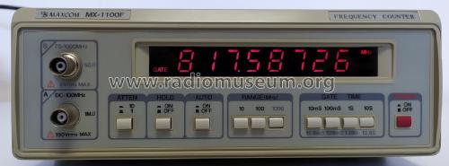 Frequency Counter MX-1100F; Maxcom Co.; Gyeonggi (ID = 2474231) Equipment