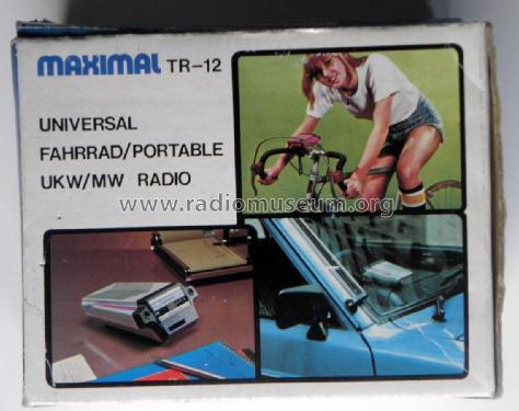 AM/FM Space Shuttle Fahrrad-Radio TR-12; Maximal Marke? / (ID = 2174495) Radio