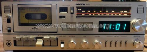 AM/FM Stereo Clock Radio / Stereo Cassette Recorder 9500; Maximal Marke? / (ID = 2701796) Radio