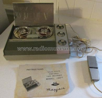 Solid State Portable Tape Recorder 1607; Mayfair Electronics (ID = 1463824) Enrég.-R