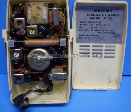 ST-6J; Mayfair Electronics (ID = 1213736) Radio