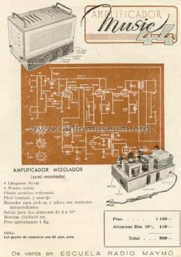 Music 4-4 ; Maymo, Escuela Radio (ID = 595705) Ampl/Mixer