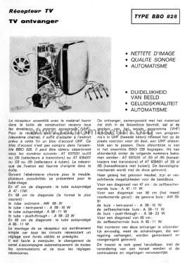 BBO 828; MBLE, Manufacture (ID = 3103744) Television