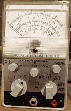 Vacuum Tube Voltmeter BEM 002; MBLE, Manufacture (ID = 2931581) Equipment